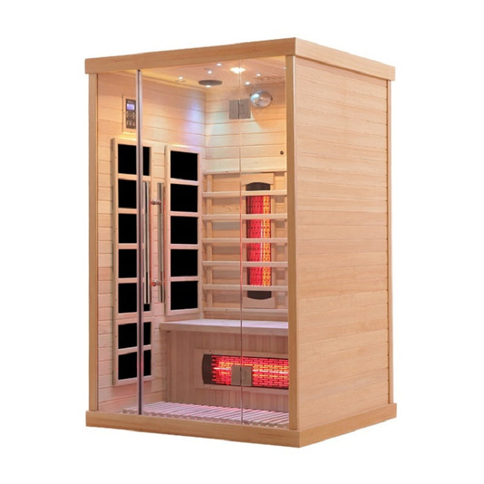 Blisspod, Venetian, Full Spectrum Indoor Premium Canadian Hemlock Ultra Low EMF Sauna, 11 Heaters & Chromotherapy– 3 Person