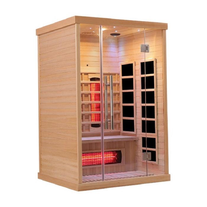 Blisspod, Venetian, Full Spectrum Indoor Premium Canadian Hemlock Ultra Low EMF Sauna, 11 Heaters & Chromotherapy– 3 Person