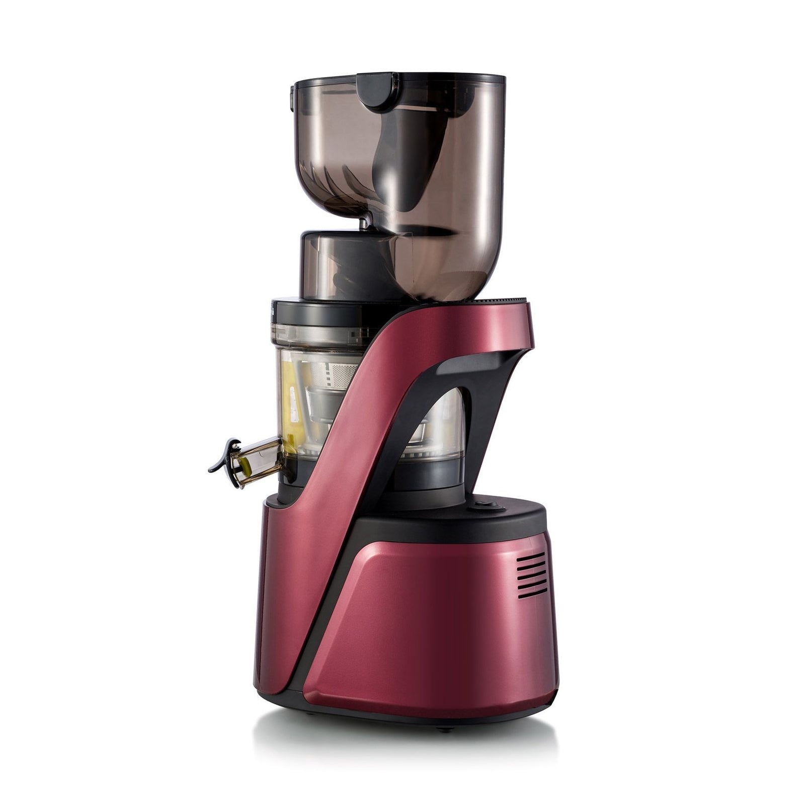 Quantum Whole Slow Cold Press Masticating Ultimate Juicer Burgandy